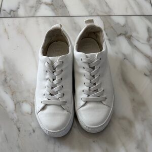 White Leather Sneakers